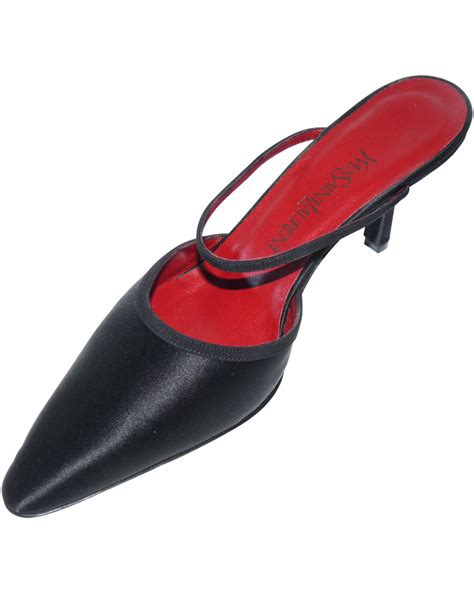 escarpin talon ysl|mules et escarpins.